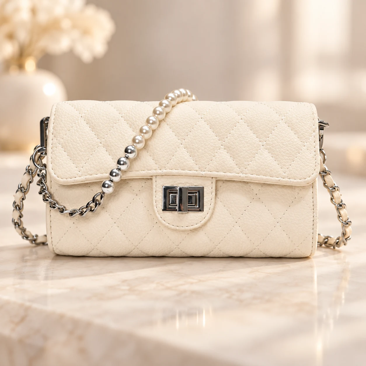 Ivory Pearl, marfil acolchado, vista 2 de 3