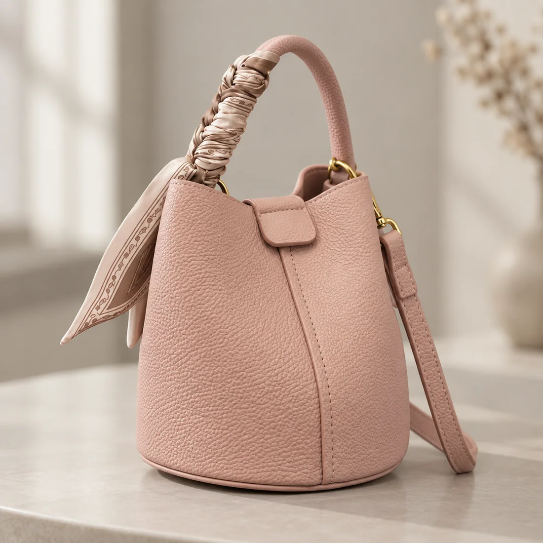 Mini Bucket, blush, vista 2 de 3